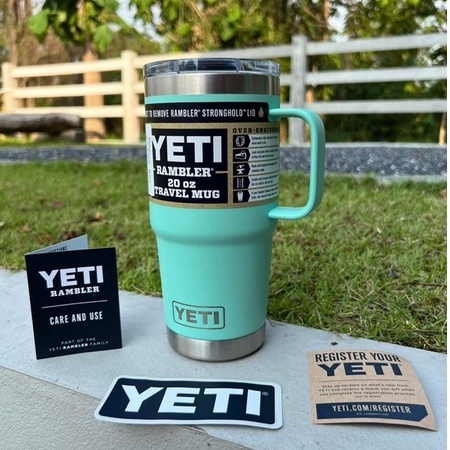 Yeti Rambler 20oz Travel Mug With Stonghold Lid - The Compleat Angler